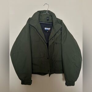 Blauer Olive Green Jacket with Black Interior